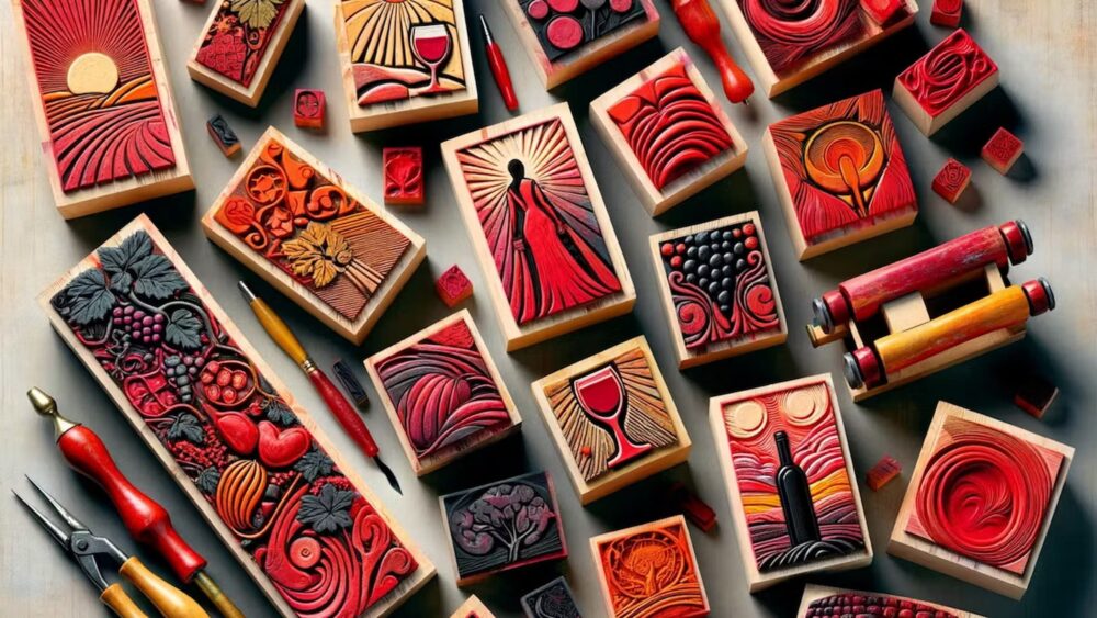 Life in Red Art Series – Printmaking: Rubber Block
