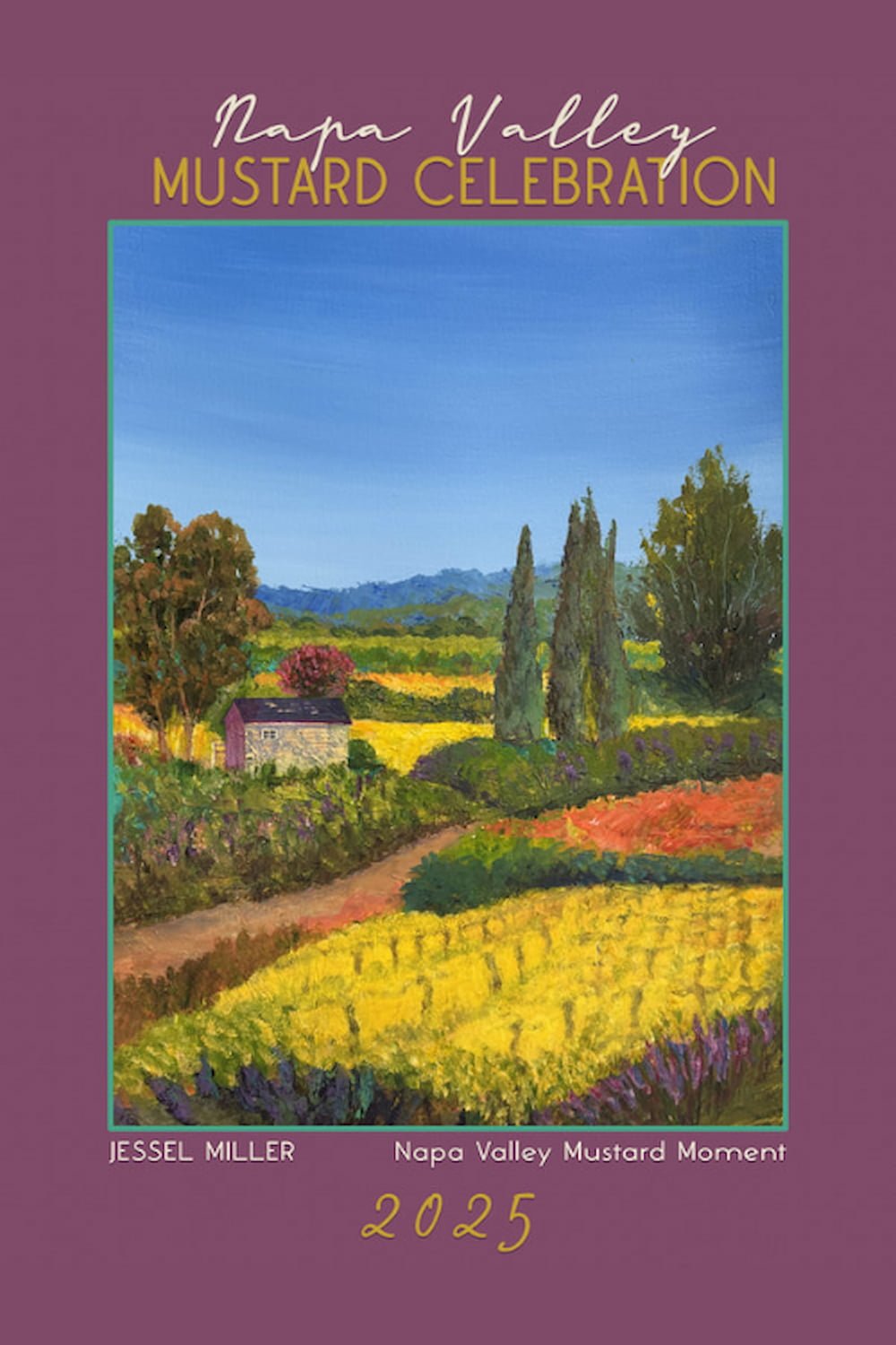 Napa Valley Mustard Celebration 2025 painting