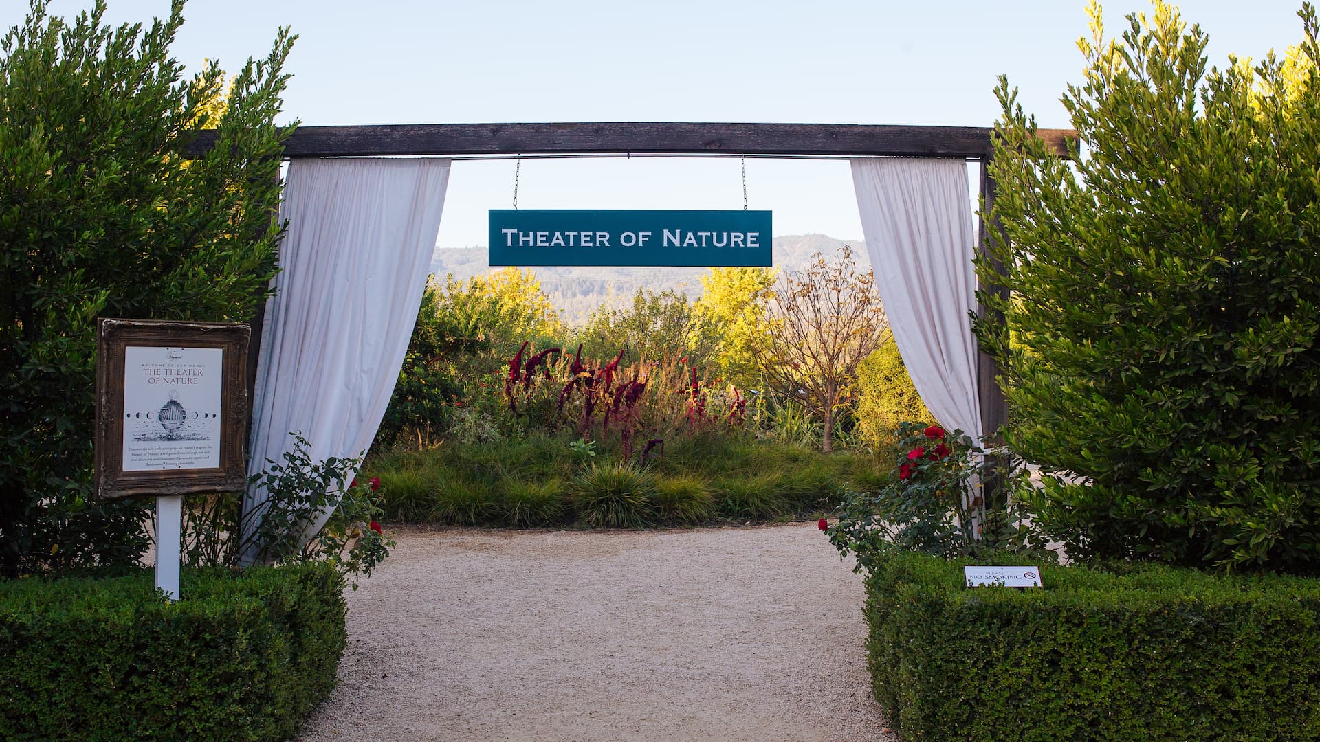 Entrance to Theater of Nature garden