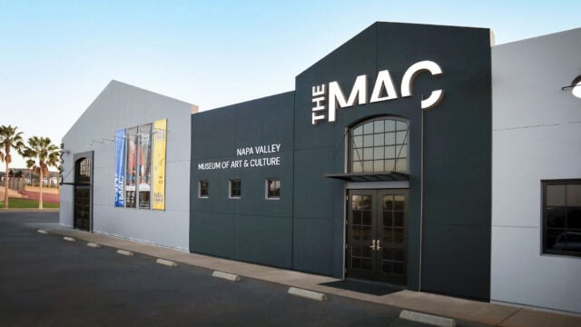 Napa Valley Museum of Art and Culture entrance.
