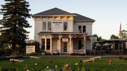 Historic 1881 Napa wine museum and tasting house