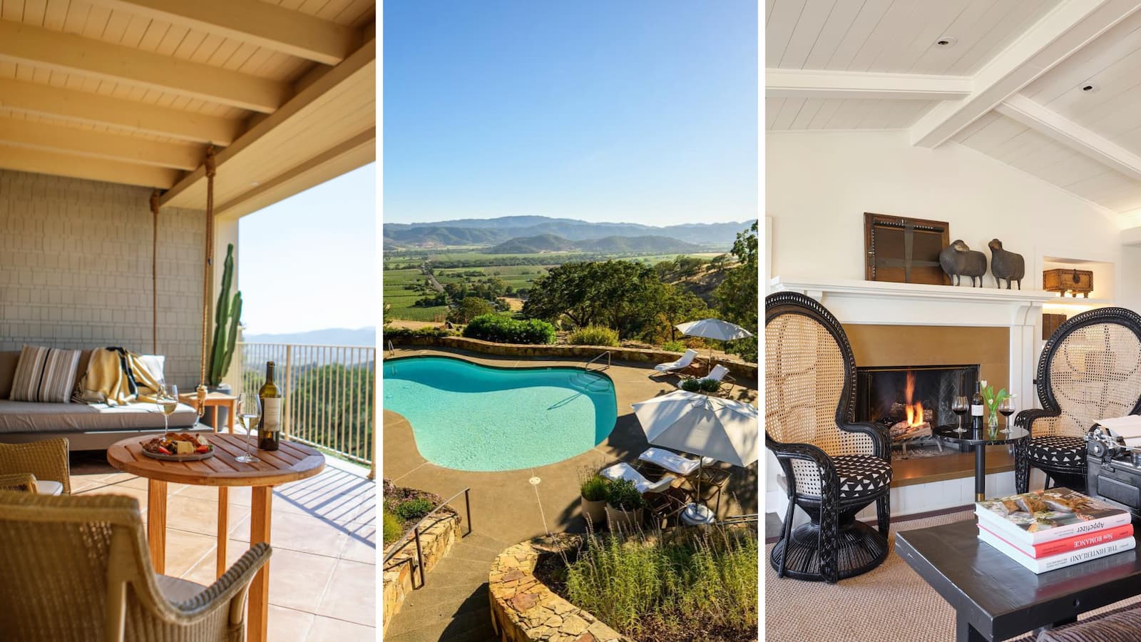 Luxury vacation rental with pool and scenic views.