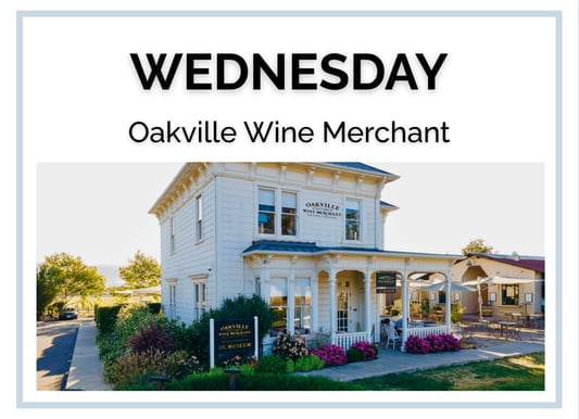 Oakville Wine Merchant storefront featured for Wednesday