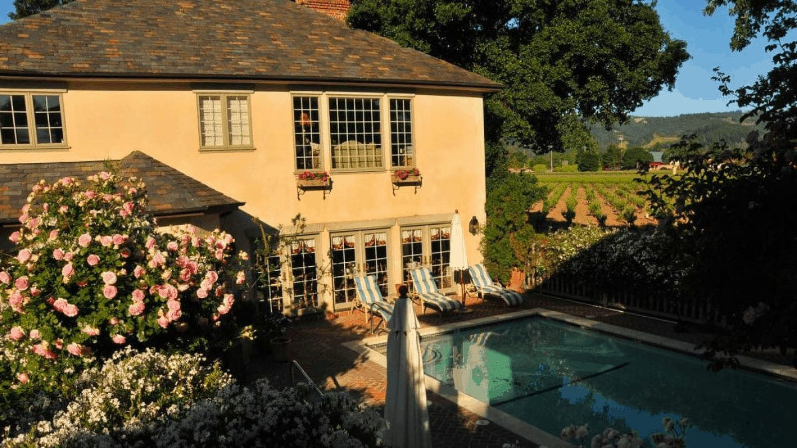 House with garden and swimming pool